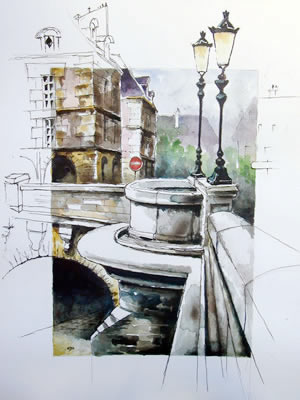 "Rue Saint Rustique"  