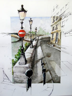 "Pont Neuf, quai de l'Horloge" 