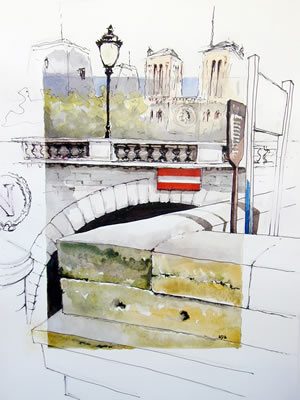 "Pont Neuf, quai de l'Horloge" 