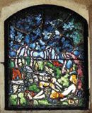 Vitrail en la chapelle Saint-Roch